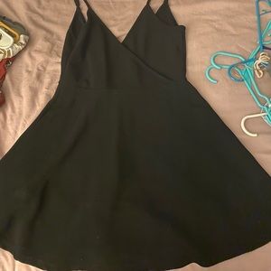 Black skater dress
